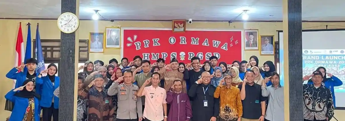 Grand Launching PPK Ormawa HMPS PGSD UMP 2026 di Desa Danasari