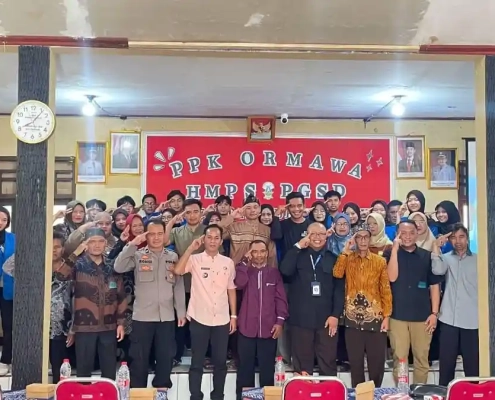 Grand Launching PPK Ormawa HMPS PGSD UMP 2026 di Desa Danasari